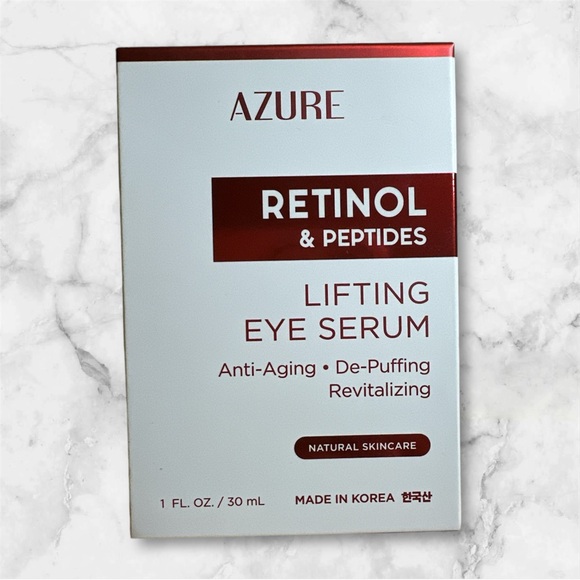 AZURE Lifting Eye Serum Retinol Peptides Anti Aging De Puffing 1 fl oz - Picture 1 of 4